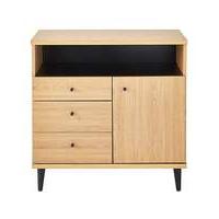 Retro 1 Door 3 Drawer Sideboard