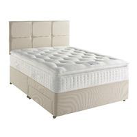 relyon ruby pillow 1800 divan set with free headboard and drawers supe ...