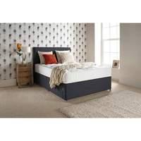 Relyon Lyon Orthorest Pocket 1000 Divan Set 3282 Noir Fabric Base 4 Drawer standard Small Double