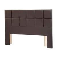 relyon deep buttoned extra height headboard small double noir