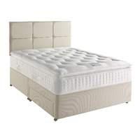 Relyon Ruby Pillow 1800 Divan Set With Free Headboard And Drawers Kingsize 2 Drawers