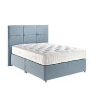 Relyon Marlow Sprung Edge Pocketed Divan Set Relyon Marlow Sprung Edge Pocketed 4 Drawer Set - Soft - With Contemporary Slim Headboard- Superking Zip 