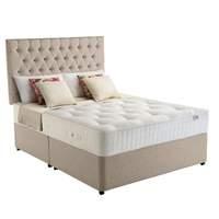 Rest Assured Wetherill 1400 Latex Pocket Divan Set 2 plus 2 Drawer Super King Egg shell Base