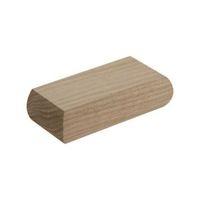 reflections oak half flat newel cap l51mm h29mm w110mm