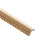 Reeded Angle Moulding (T)18mm (W)18mm (L)2400mm