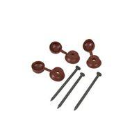 Red Coroline Fixings Pack of 400