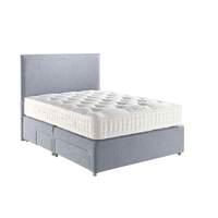 Relyon Malborough Sprung Edge Pocketed Divan Set Relyon Malborough Sprung Edge Pocketed 2 Drawer Set Firm - With Modern Slim Headboard - Super King- C