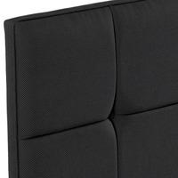 relyon deep buttoned headboard small double noir