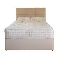 Relyon Bordeaux Pocket 1800 Divan Set 2136 Coco Fabric Base 2 Drawer standard Single
