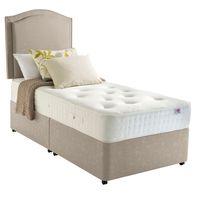 Rest Assured Belsay 800 Pocket Divan Set 0 Drawer Single Egg Shell Base