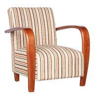 Restmore Stripe Armchair Antique Gold