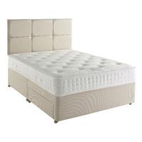 relyon pocket memory sapphire 1500 divan set superking 2 drawers