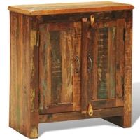 Reclaimed Wood Cabinet with Two Doors Vintage Antique-style