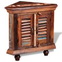 Reclaimed Solid Wood Corner Cabinet