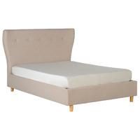 Regal Fabric Bed - Double - Wheat