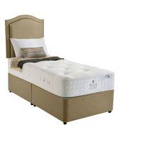 Rest Assured Northington 2000 Pocket Natural Divan Set 0 Drawer Single Mushroom Base