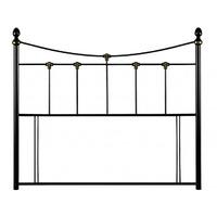 Rebecca Headboard in Satin Black and Antique Gold Kingsize