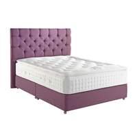 Relyon Marseilles Pocket 2200 Pillow Top Divan Set 3297 Platinum Fabric Base 2 Drawer standard Small Double