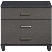 regency graphite chest of drawer 3 drawer wide