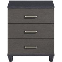 regency graphite chest of drawer 3 drawer large