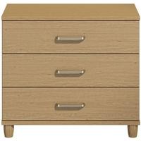 Regency Oak Chest of Drawer - 3 Drawer Wide