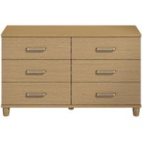 Regency Oak Chest of Drawer - 6 Drawer