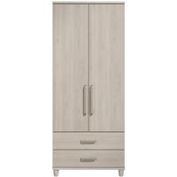 Regency Pine Cappucino Gents Wardrobe - 2 Door 2 Drawer