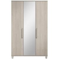 Regency Pine Cappucino Centre Mirrored Wardrobe - 3 Door