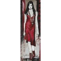 Red Runway Model Scarlett Canvas (Set of 4)