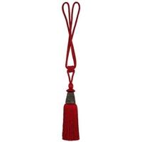 Red Large Tassel Tieback Guinevere (Set of 2)