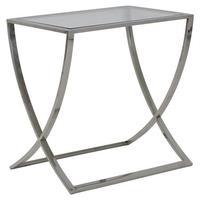 Rebecca Console Table, Silver