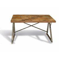 retro office desk in reclaimed wood