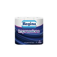 Regina Impressions Toilet Tissues White 9 Rolls