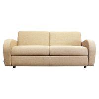 Retro Fabric 3 Seater Sofabed Berry