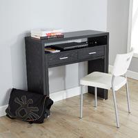 Regis Hideaway Console Desk Black