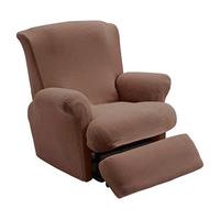 Recliner Chair Cover, Mocha, Polyester and Elastane