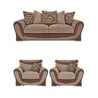 Renata Three Seater plus Two Chairs