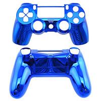 Replacement Controller Case for PS4 Controller PS4 Case Plating(Green/Blue)