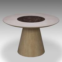 Retro Round Marble Dining Table Only