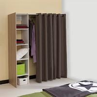 Reynal Wardrobe with 1 Tall Storage Area and 4 Shelves