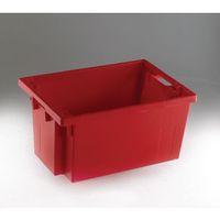 RED 180*STACK/NEST BOX 600 X 400 X 300 MM