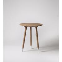 Reid side table in bright white