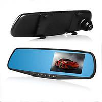 rearview mirror car dvr 43 inch 1080p car camcorder dual lens video re ...