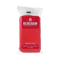 Renshaw - Professional Sugar Paste - Poppy Red - 250g - Pack of 6