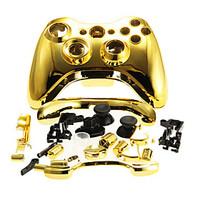 Replacement Housing Case Cover for XBOX 360 Wireless Controller Golden