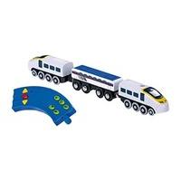 Remote Control Electronic Train with Sounds for Wooden Railways