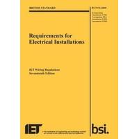 requirements for electrical installations iet wiring regulations bs 76 ...