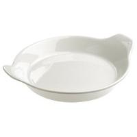 Revol DB391 Grands Classiques Round Eared Dish, White (Pack of 6)