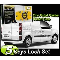Renault Kangoo Stoplock High Security Anti-Theft Van Side Or Rear Door Lock With 5 Keys Set