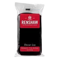 Renshaw Ready To Roll Icing Fondant Cake Regalice Sugarpaste 2.5kg JET BLACK